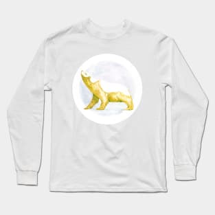 Polar Bear Tells a Story Long Sleeve T-Shirt